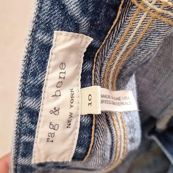 Rag & Bone Wide Leg Crop Jeans - Picture 7 of 12